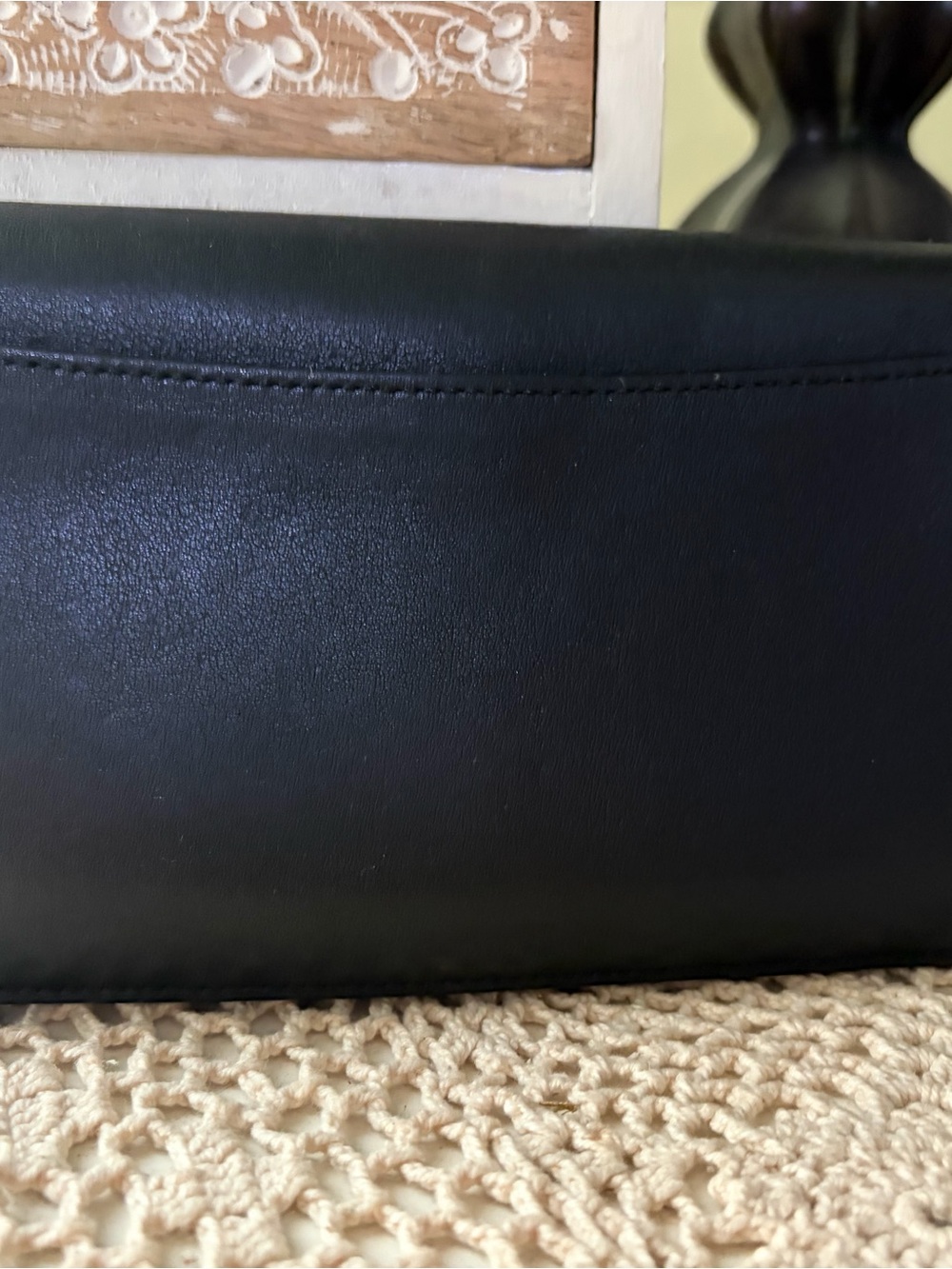 Coach Quilted Black Dreamer w/ Gold Hardware and Stud Detailing - Picture 8 of 11